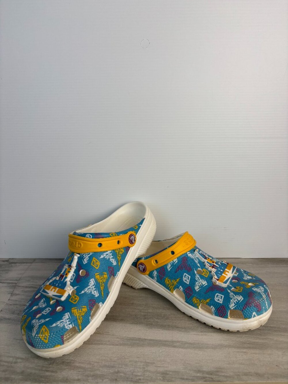 Disney Parks 50th Anniversary The Vault Castle Crocs Adult Size M8/W10